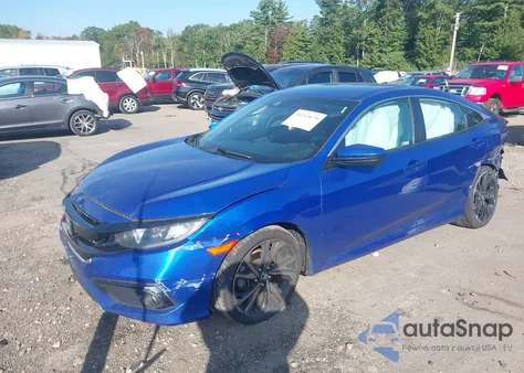 2021 Honda Civic Sport z USA, uszkodzony, nr VIN 19XFC2F80ME202845
